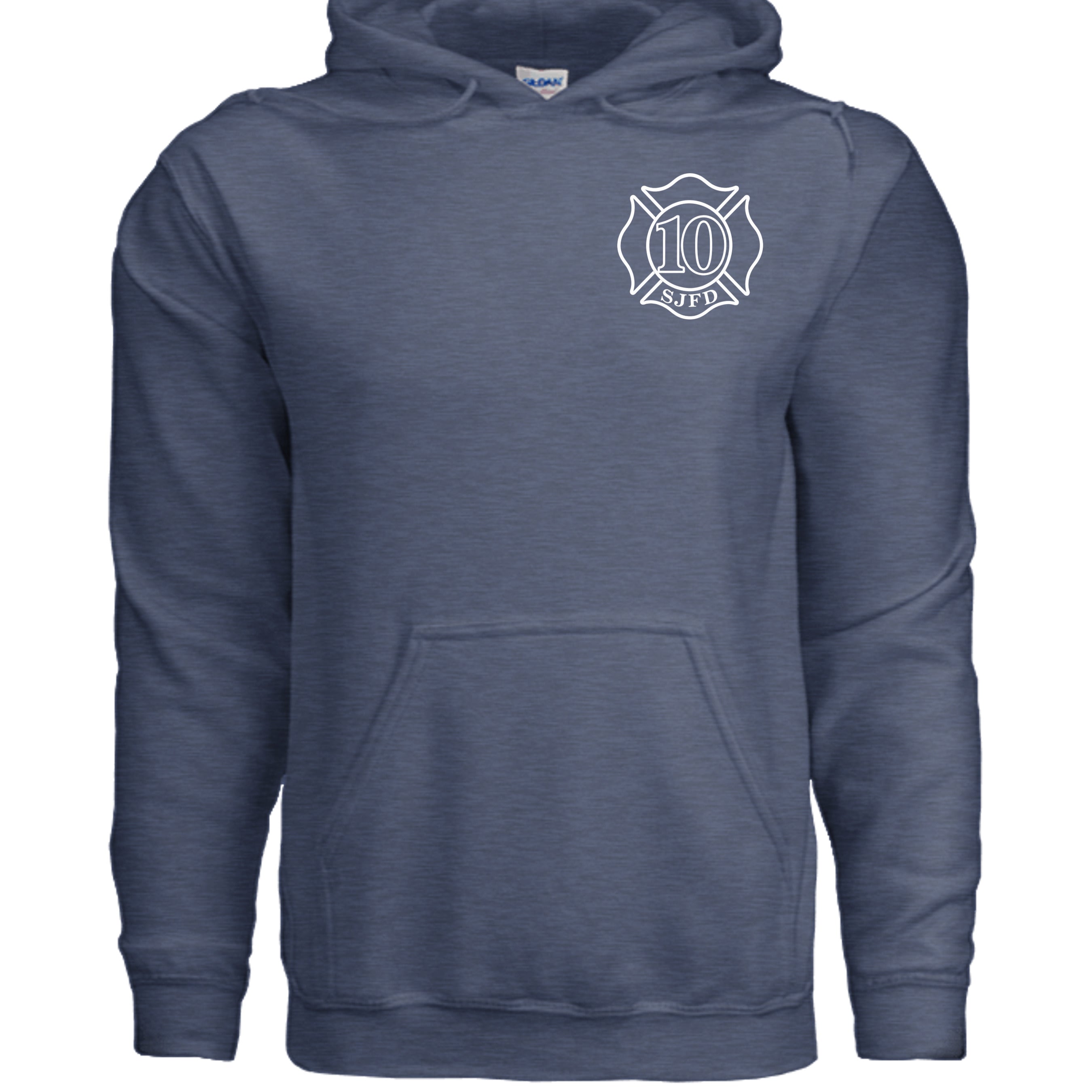 Heather Sport Dark Navy - G185 - FRONT