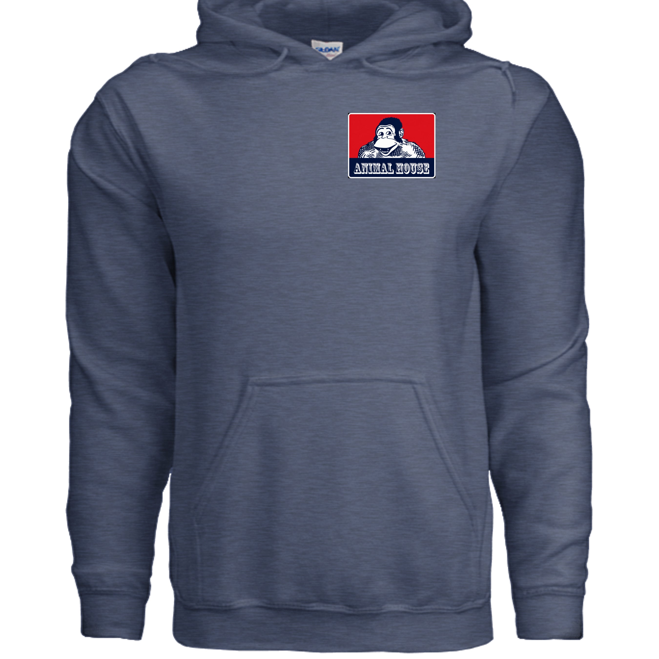 Heather Sport Dark Navy - G185 - FRONT