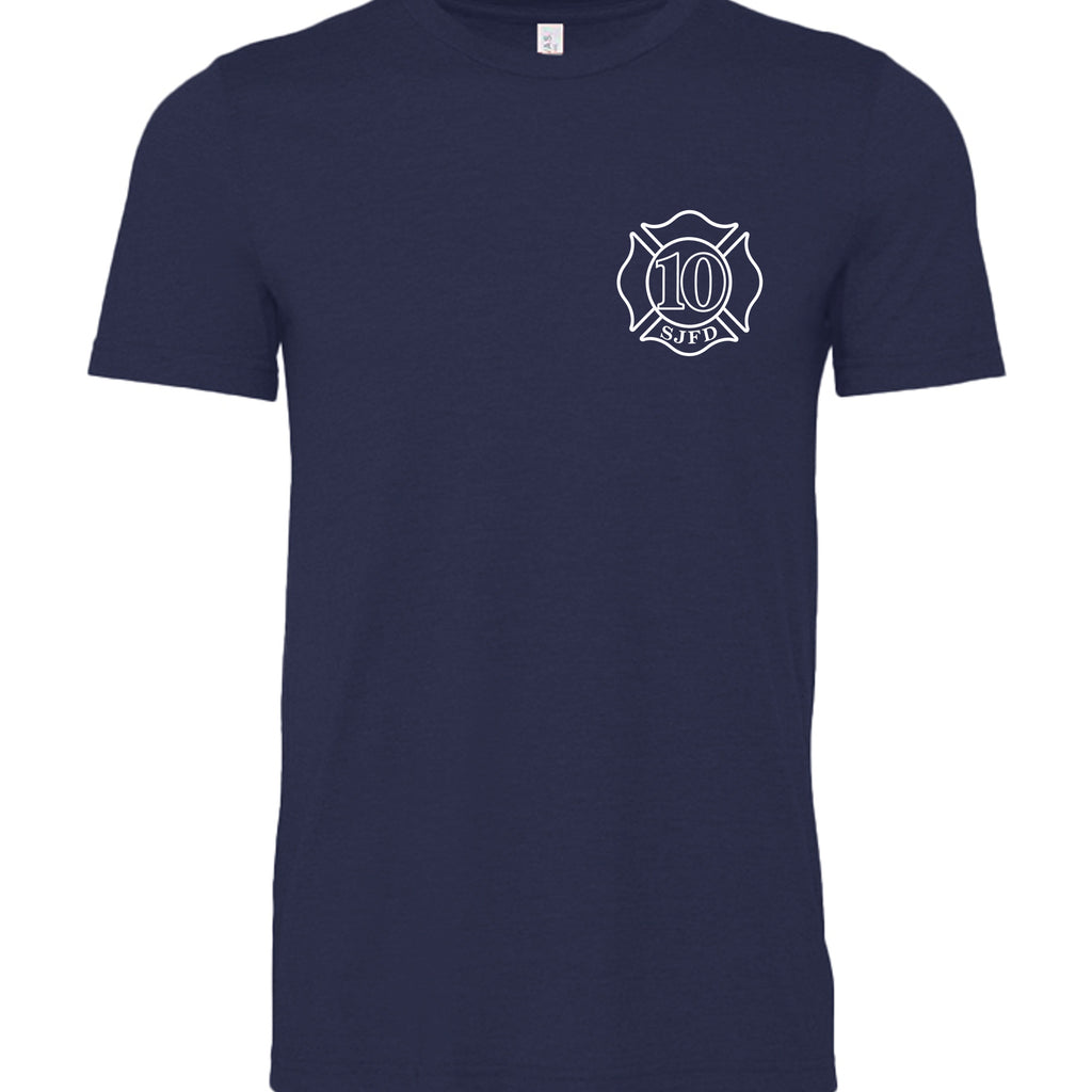 Solid Navy Blend - 3001CVC - FRONT