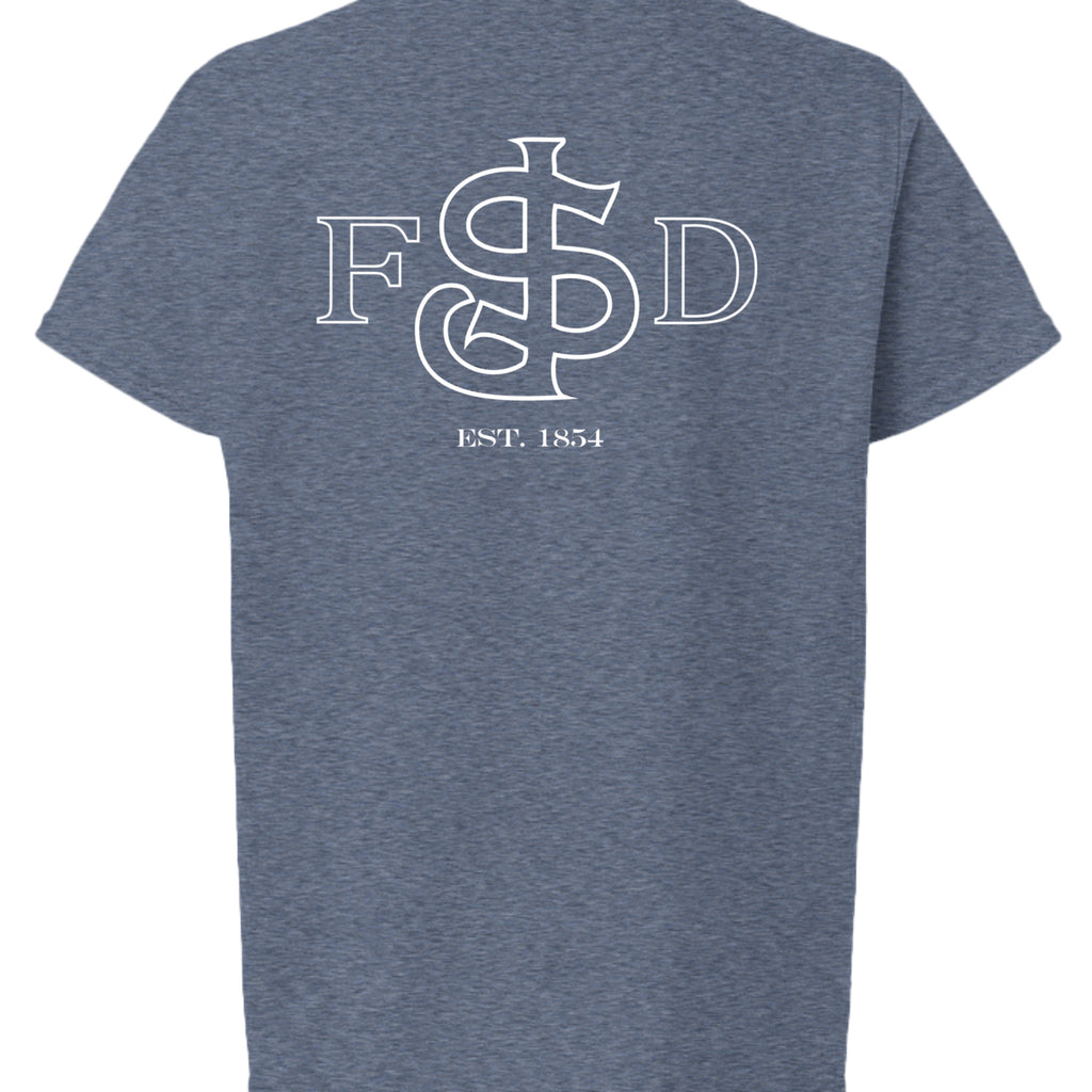 Heather Navy - G640B - BACK
