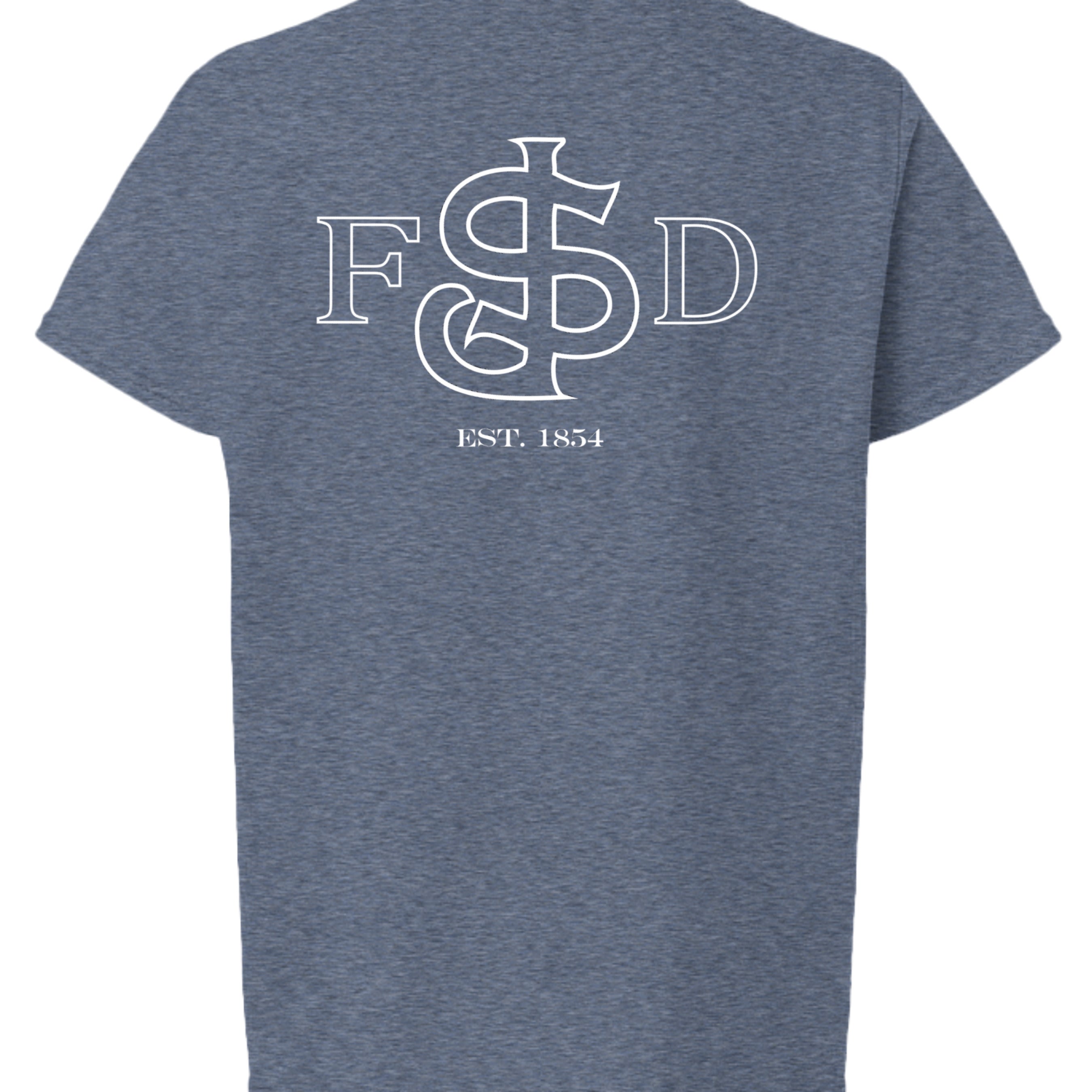 Heather Navy - G640B - BACK