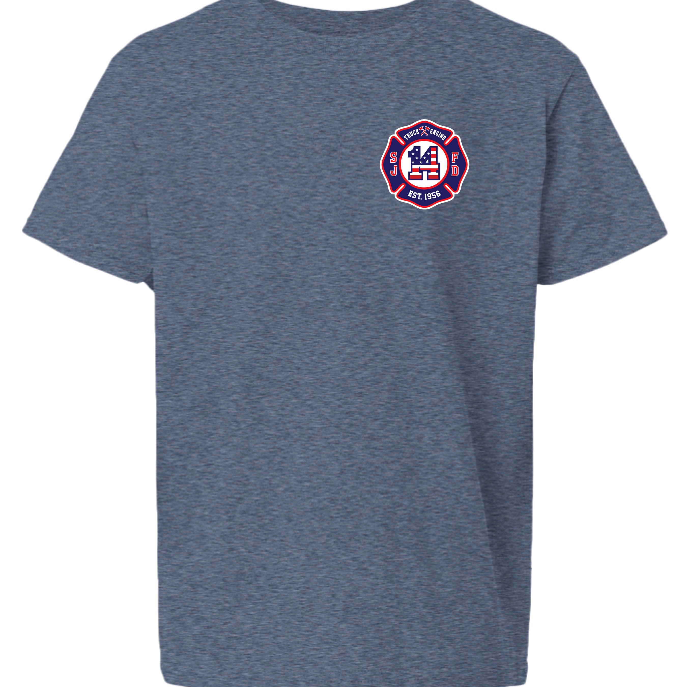 Heather Navy - G640B - FRONT