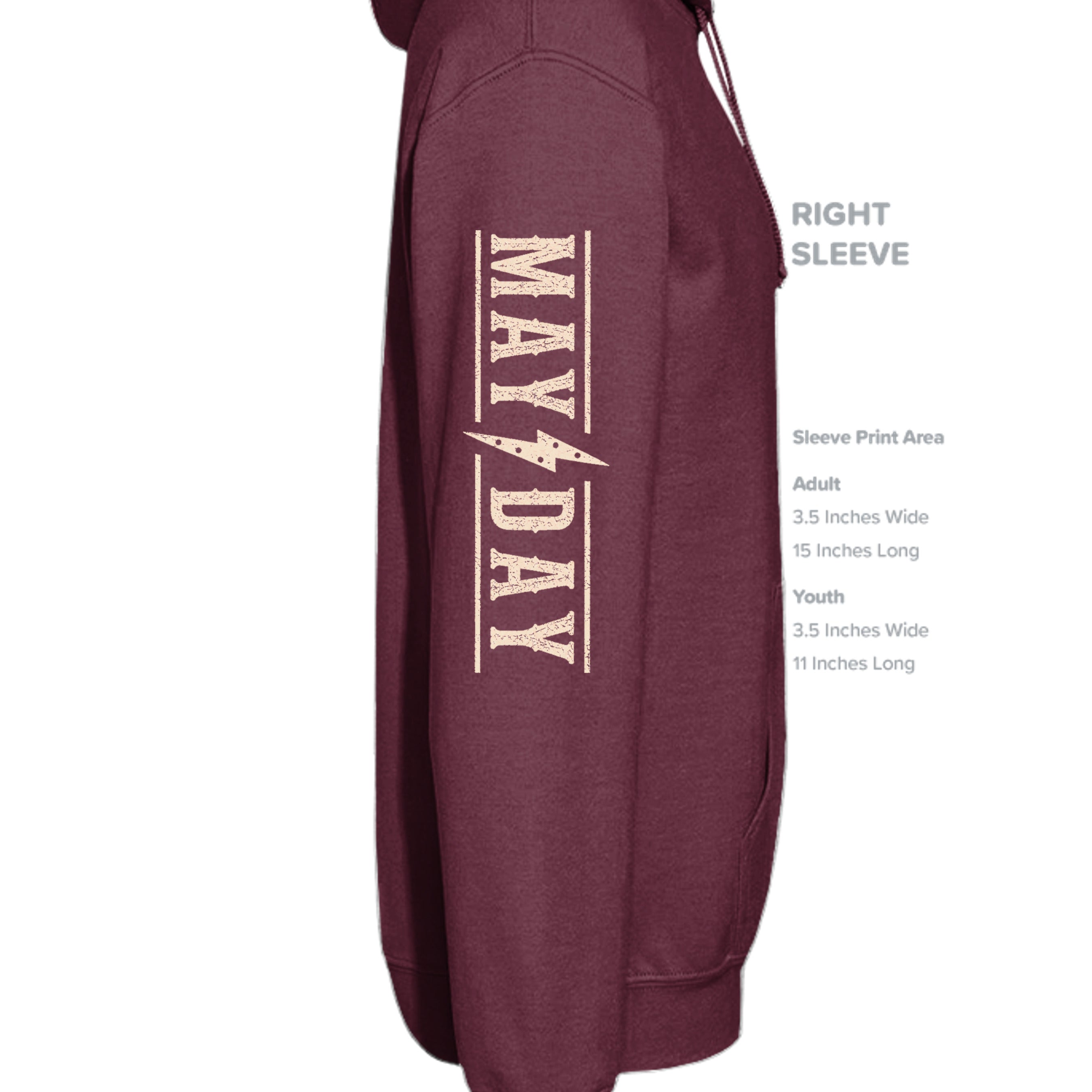 Maroon - PC90H - SLEEVE_RIGHT