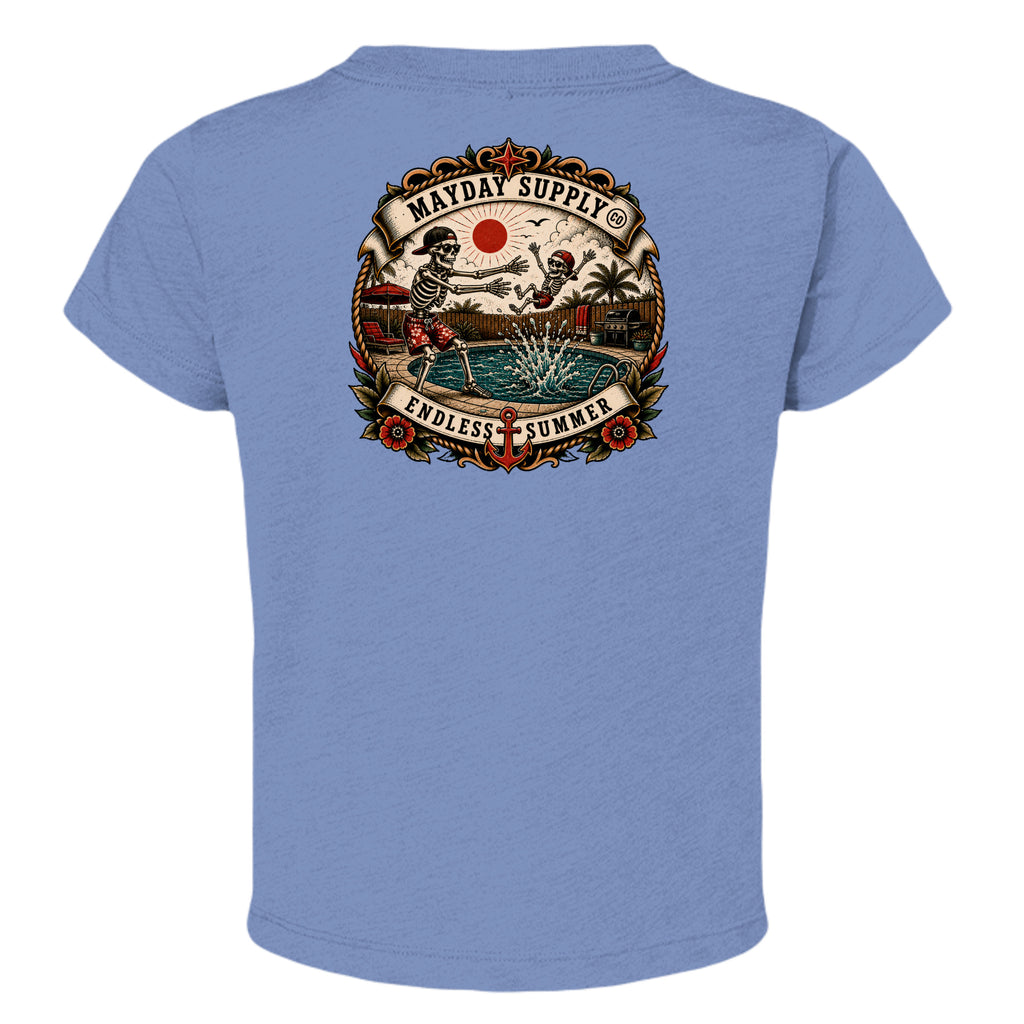 BLUE TRIBLEND - 3413T - BACK