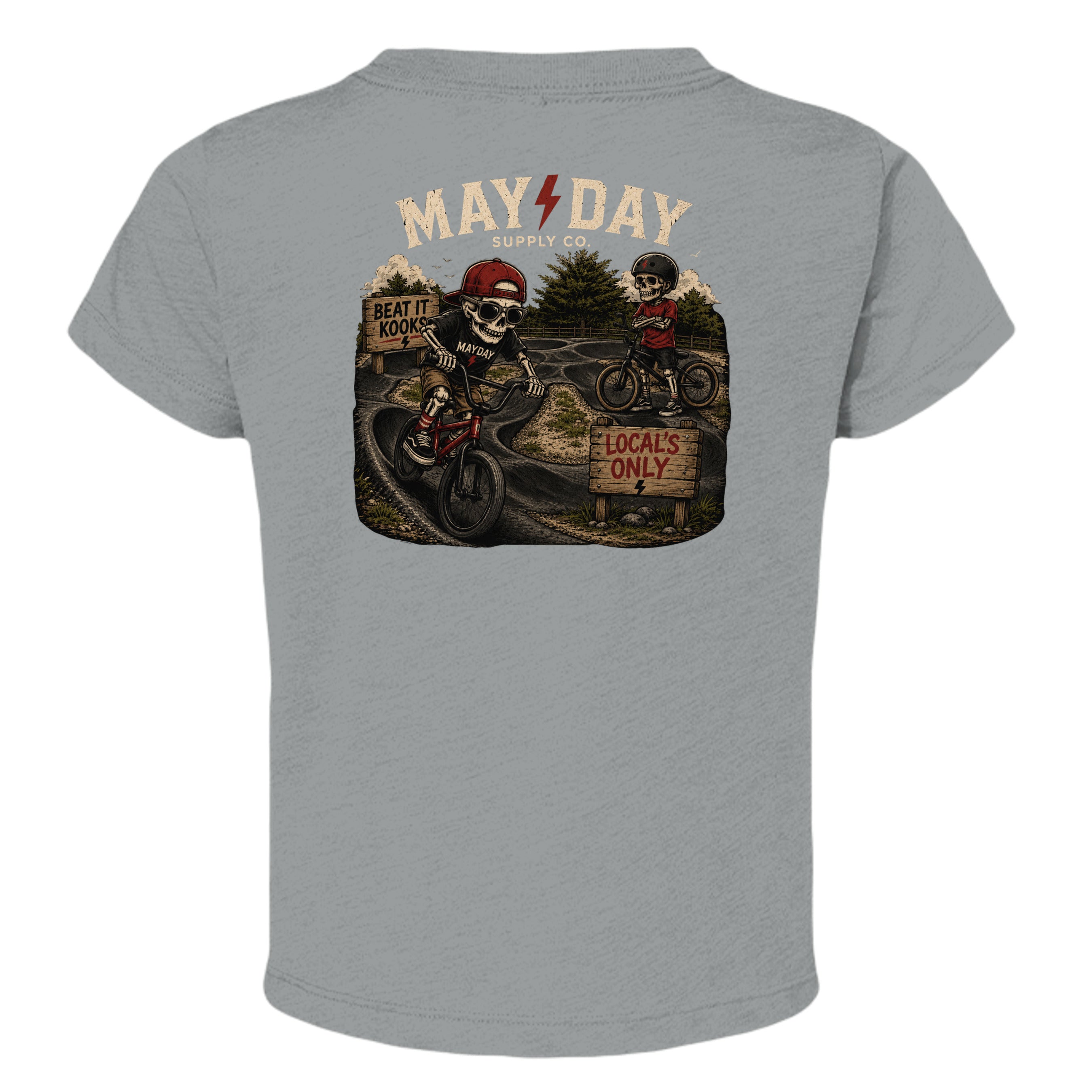 Athletic Grey Triblend - 3413T - BACK