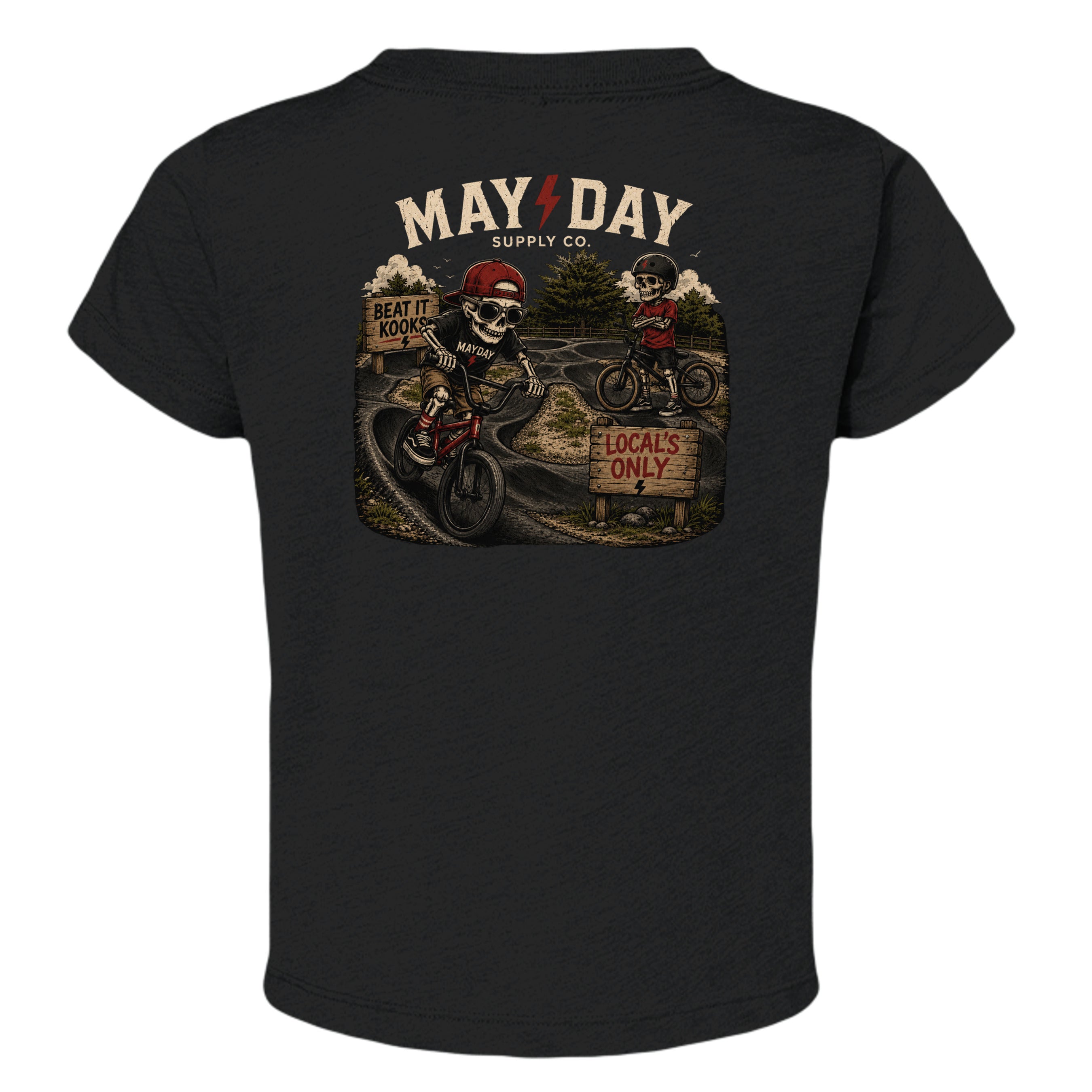 Solid Black Triblend - 3413T - BACK