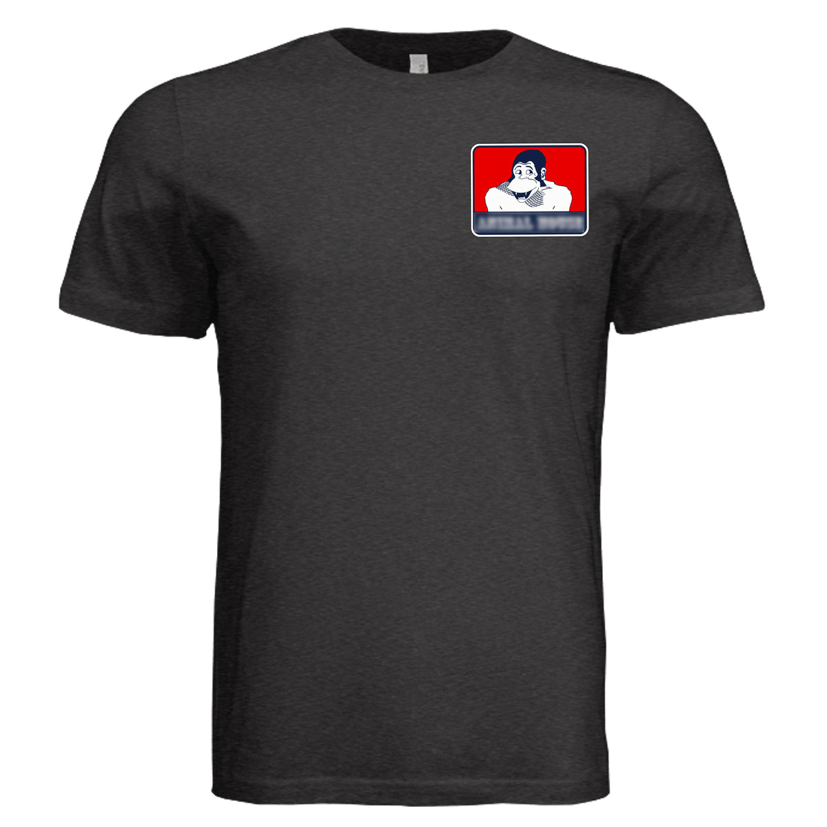 Black Heather Triblend - 3413C - FRONT