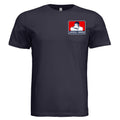 Solid Navy Triblend - 3413C - FRONT