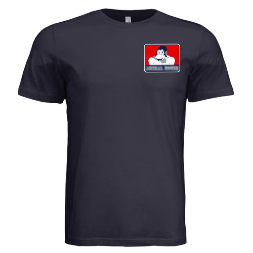 Solid Navy Triblend - 3413C - FRONT